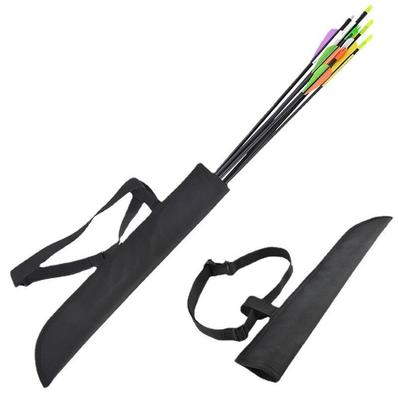 Nylon Archery Crossbow Bolts Quiver Arrow Tube Hip Quiver Waist Hanged Carry Bag