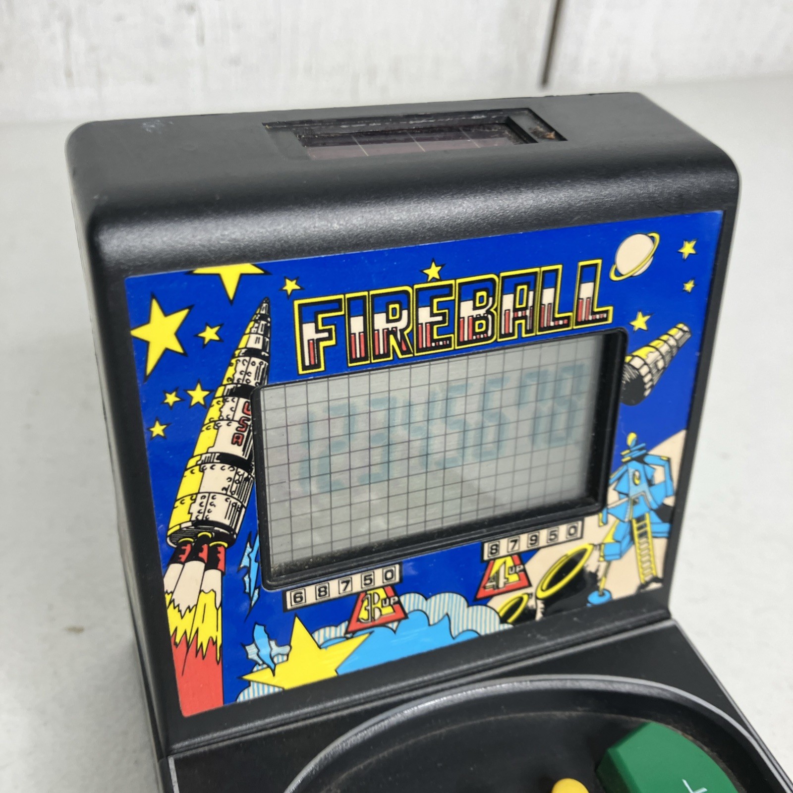 RARE HTF Fireball Mini Pinball Solar Powered Calculator 1991