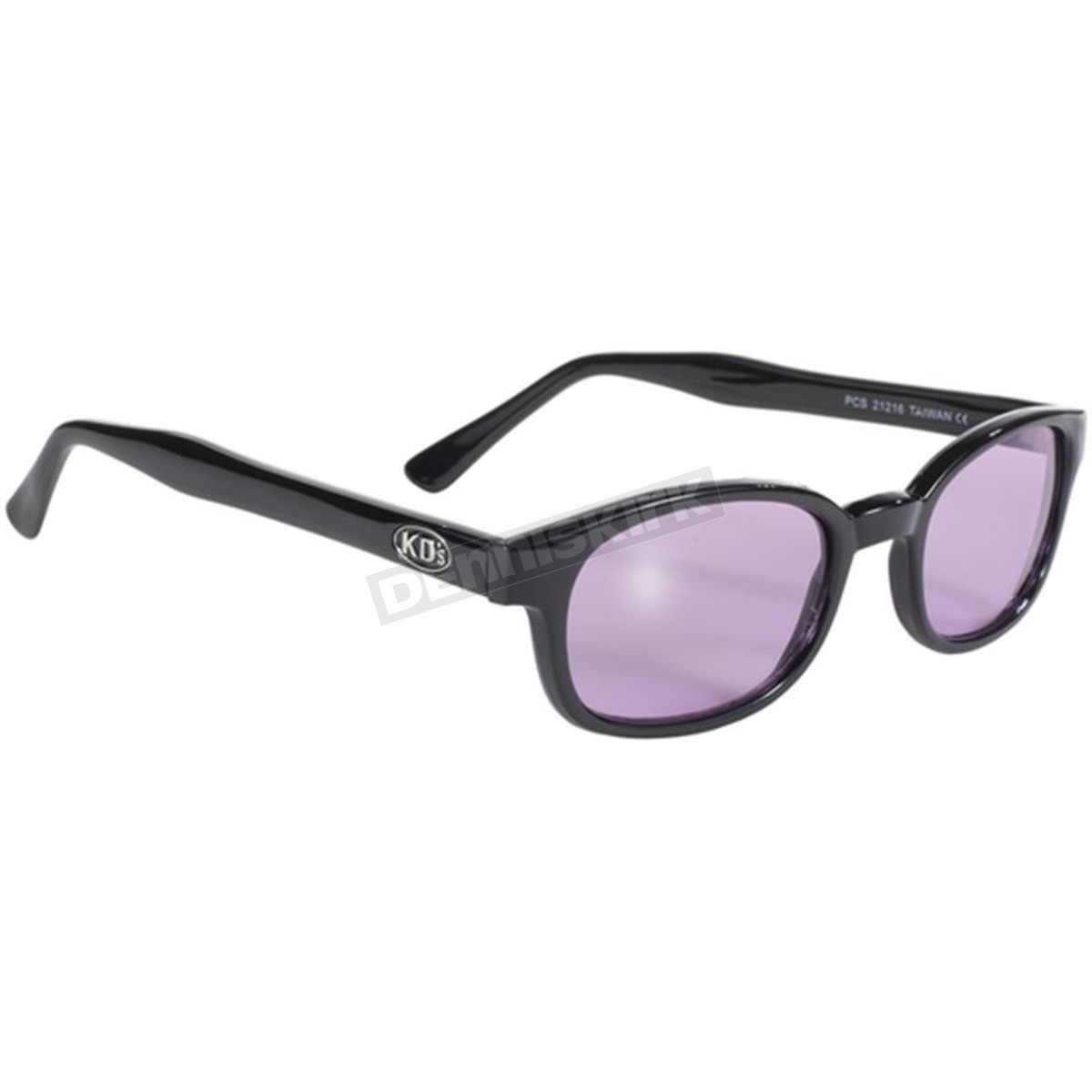 KD's Black X-KDs Sunglasses w/Light Purple Lens - 11216