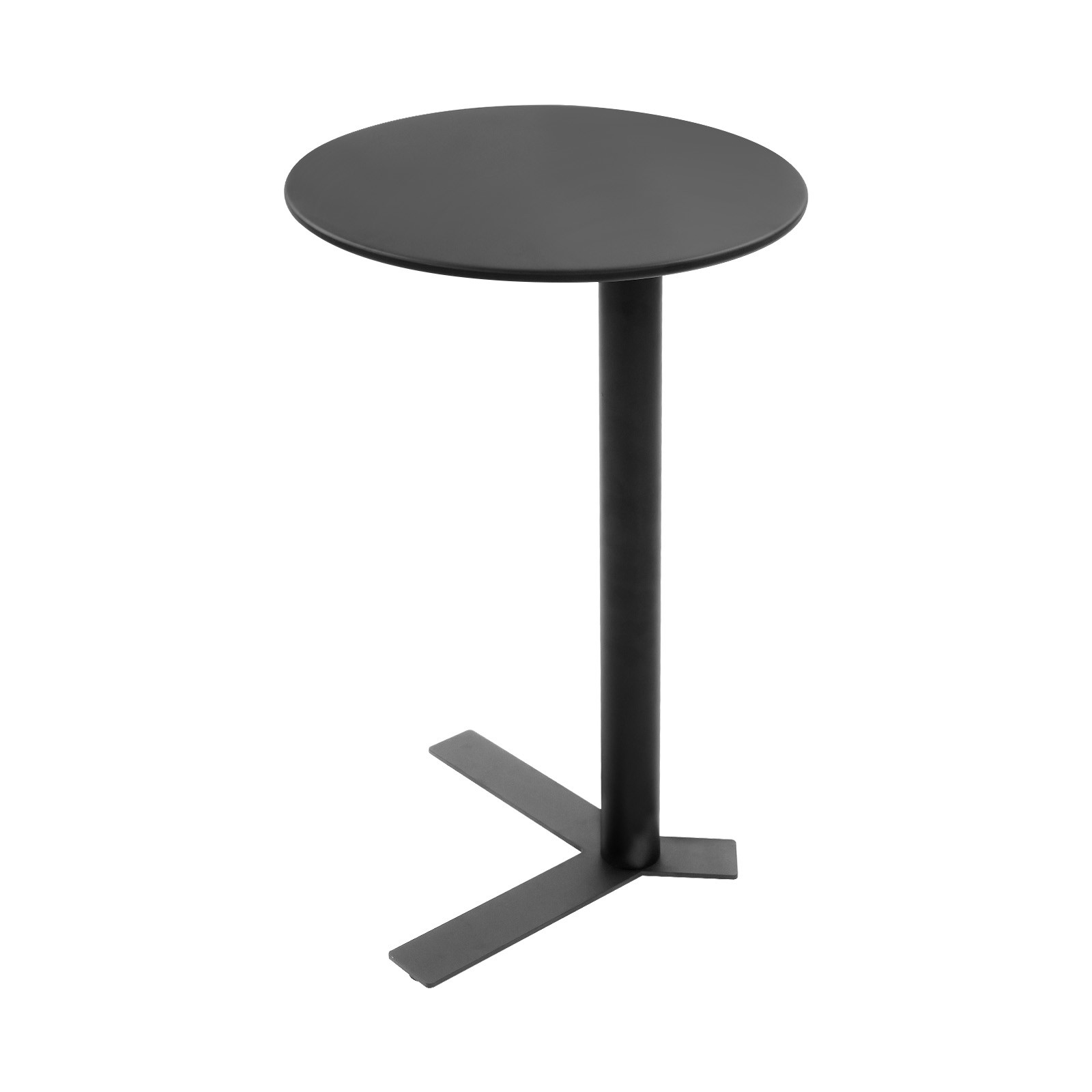 Modern Side Table, Iron Side Table, Y-shaped Iron Side Table