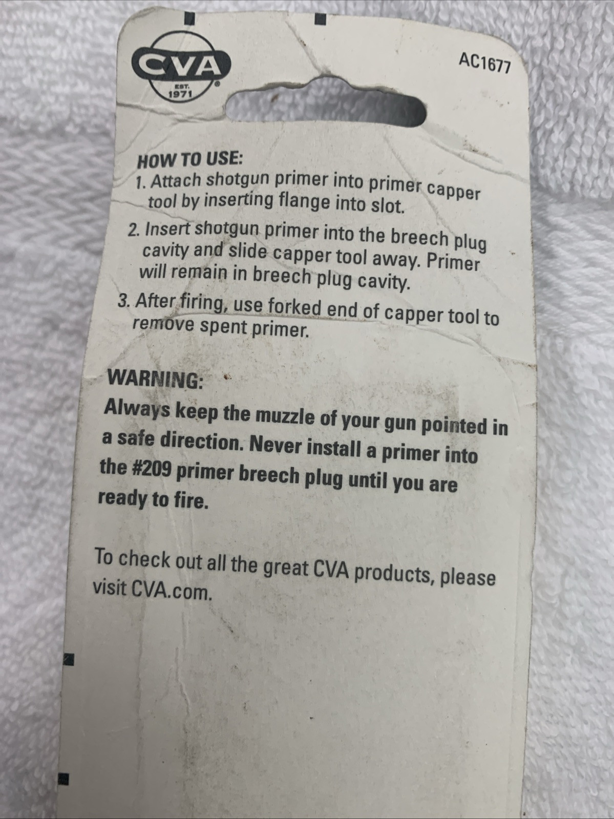 CVA 209 Capper/Extractor Tool~AC1677