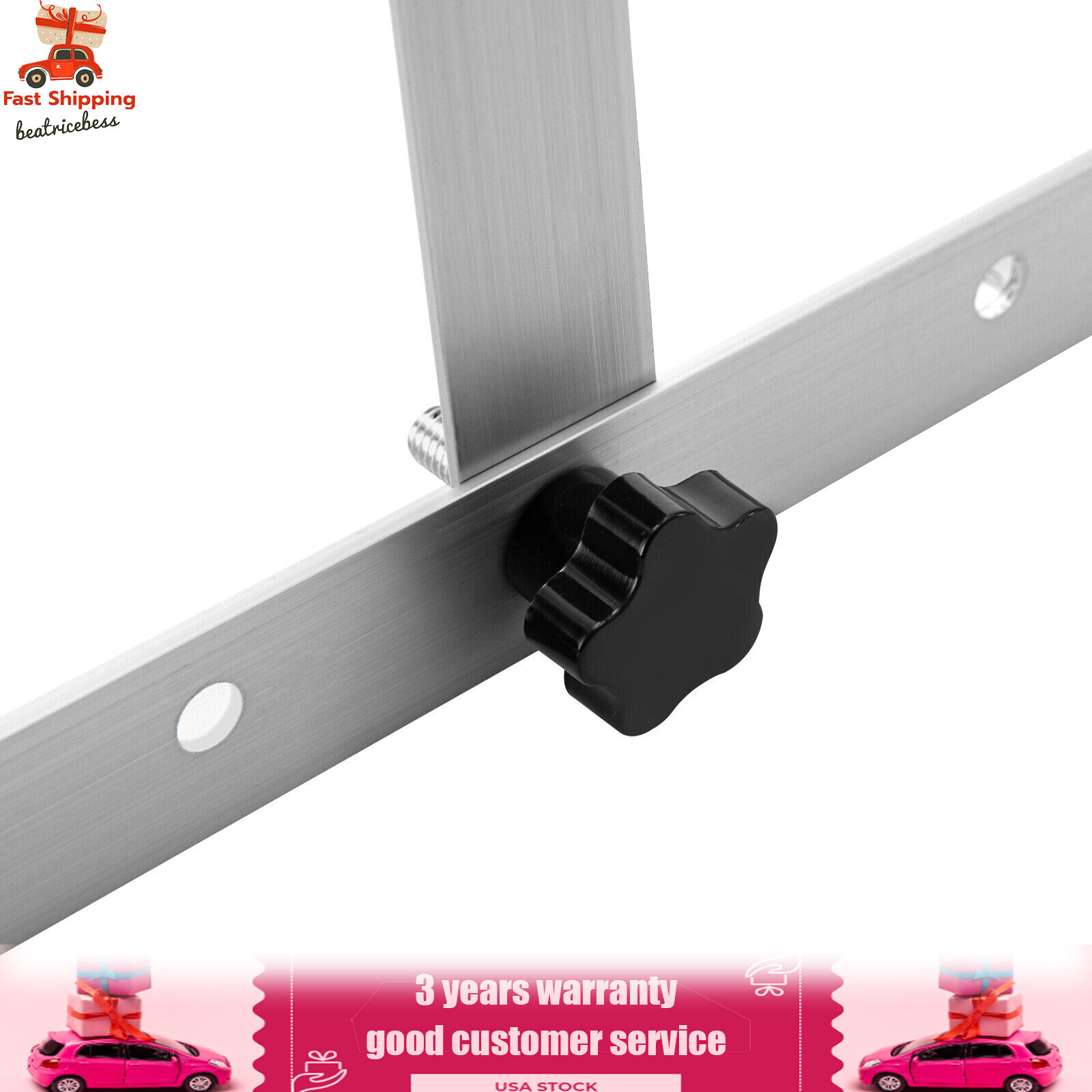 45" Inch Solar Panel Adjustable Tilt Mount Brackets Boat RV Flat Mounting 2Pcs