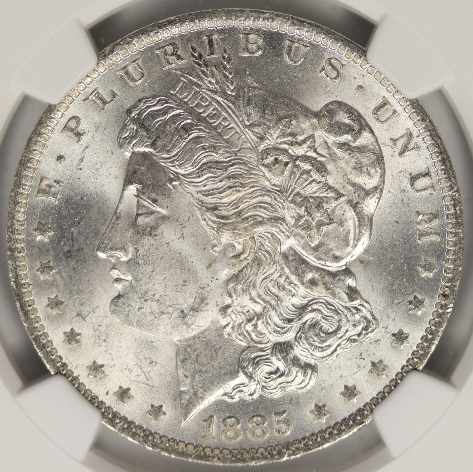 1885-O $1 Morgan Silver Dollar NGC MS63
