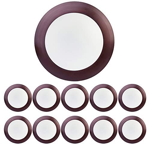 6" Dimmable LED Disk Light Flush Mount Ceiling Fixture 10 Pack 5000k Day Light
