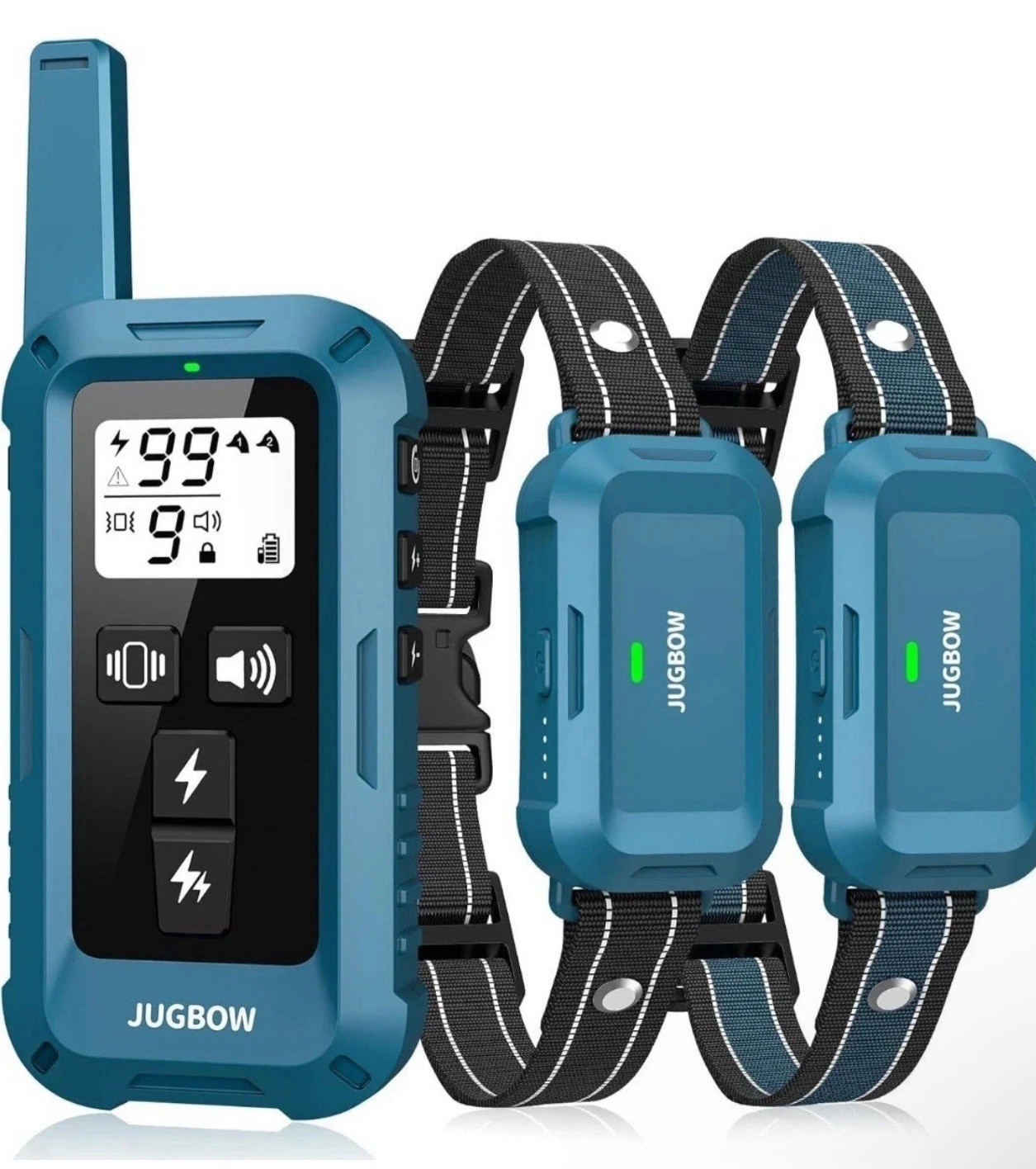 Jugbow Dog Shock Collar DT682 4200FT 2pk Remote Training Collar, Blue Sealed