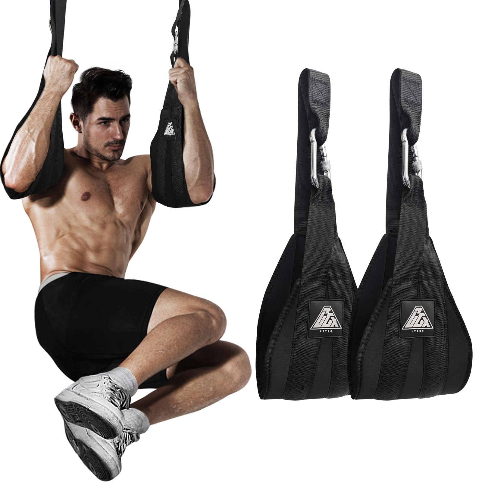 Ab Straps Pull up Bar Hanging Abdominal Sling Arm up Workout Support Training