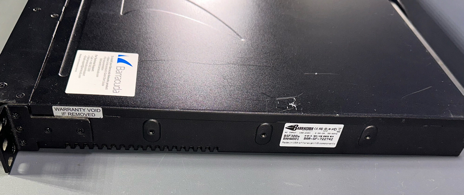 Barracuda Security Spam & Network Firewall 300 BSF300a SEE VIDEO!!