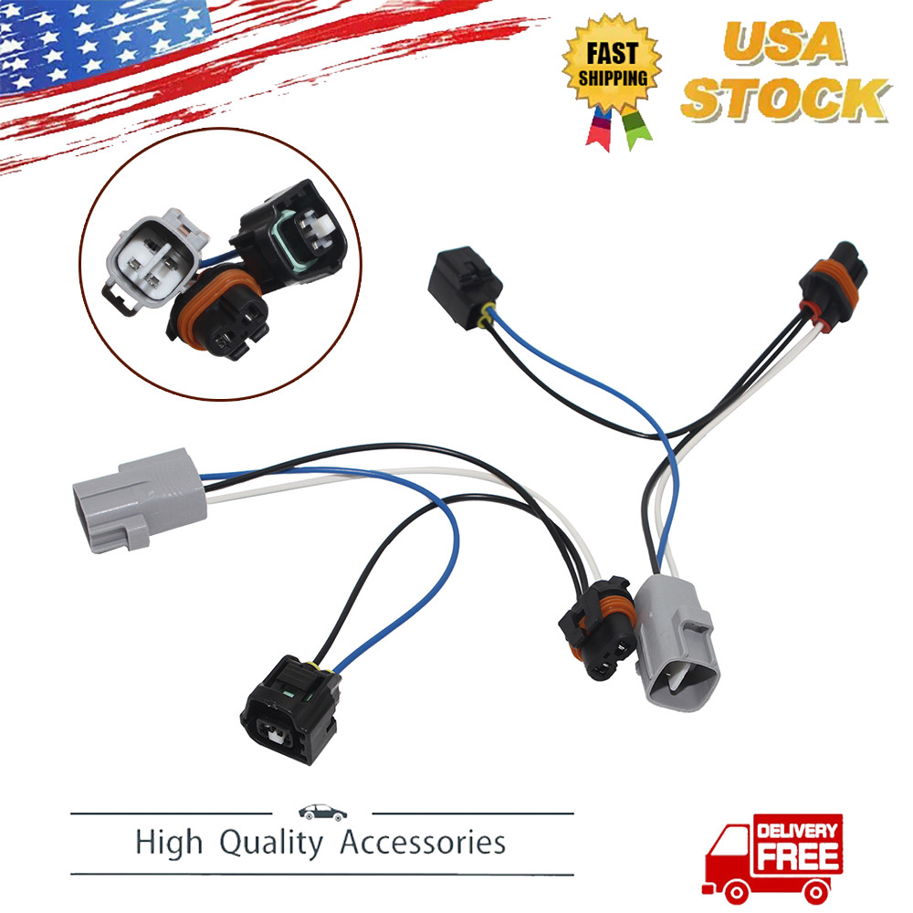 2Pcs Headlight Converter Harness Wiring For Toyota 4Runner 2021-2023