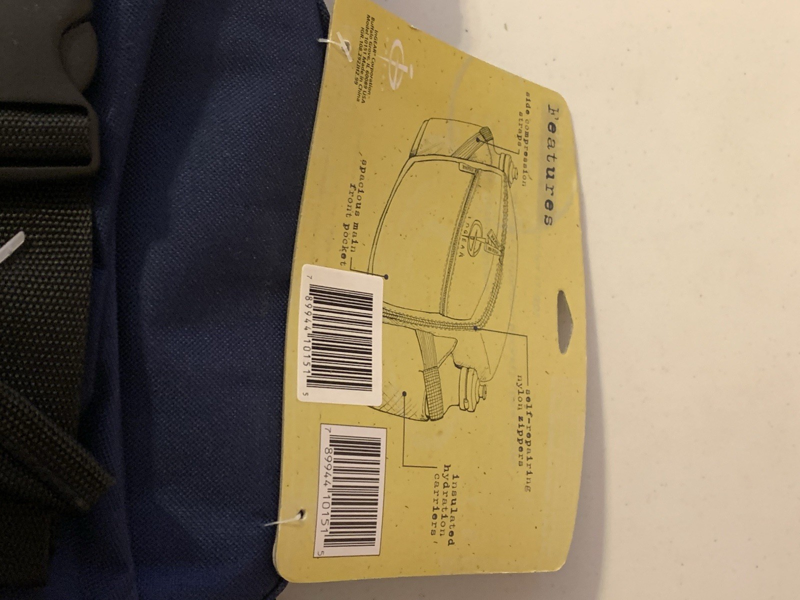 Ingear Dual Hydration Activepak Fanny Pack Adj. Compression Strap Hiking Running