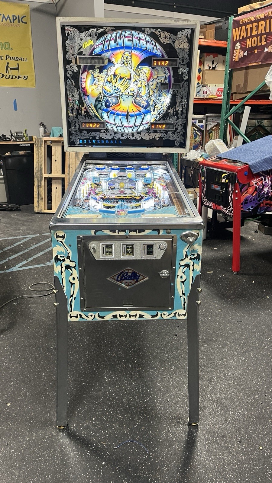 1980 SILVERBALL MANIA PINBALL MACHINE FULLY REFURBISHED NEW BACKGLASS  STUNNING