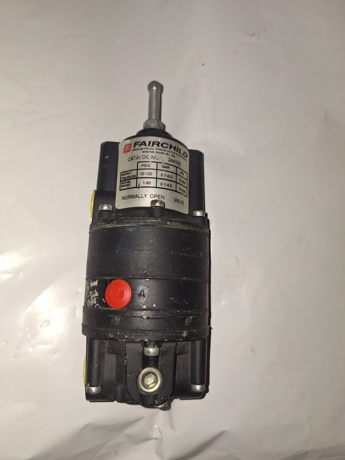 NEW GENUINE FAIRCHILD 244142 NORMALLY OPEN VALVE