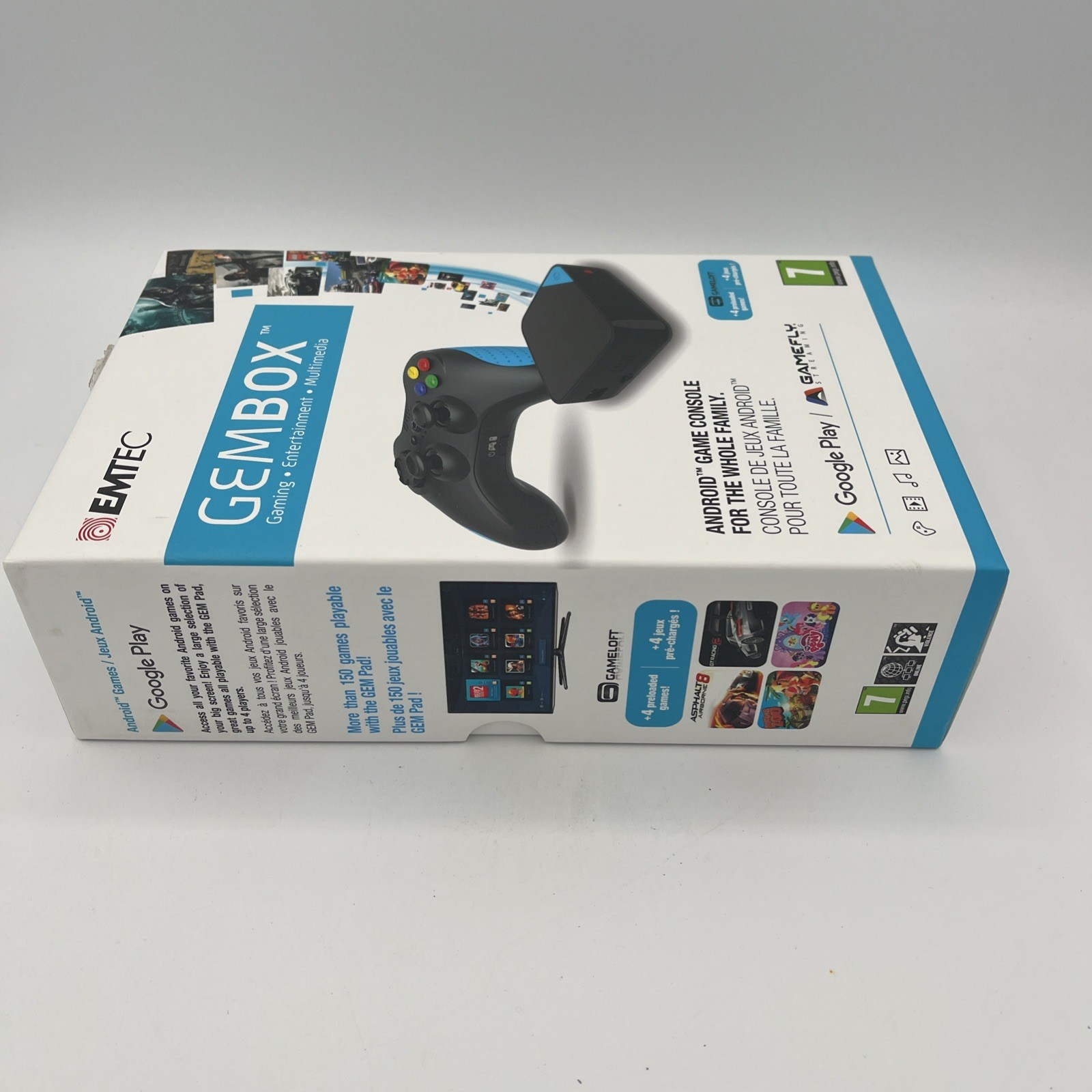 EMTEC GemBox Android Game Console - New In Box