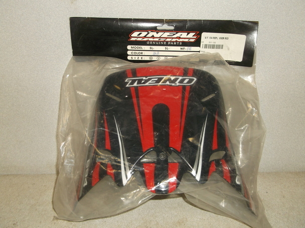 Red and Black Replacement Visor for O'Neal WF694 Helmets - NEW!!!