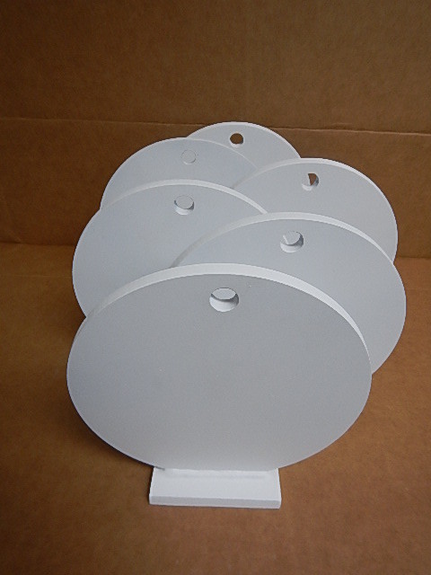 IPSC IDPA SASS ACTION TARGETS 8" Dia. Knockover or Hanging 3/8" Reg Steel Plate