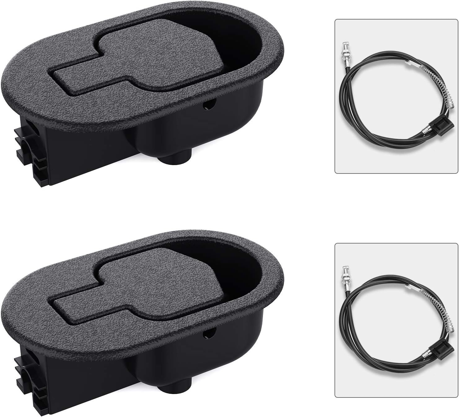 Recliner Replacement Parts 2 Sets Metal Handle Release Pull Cable
