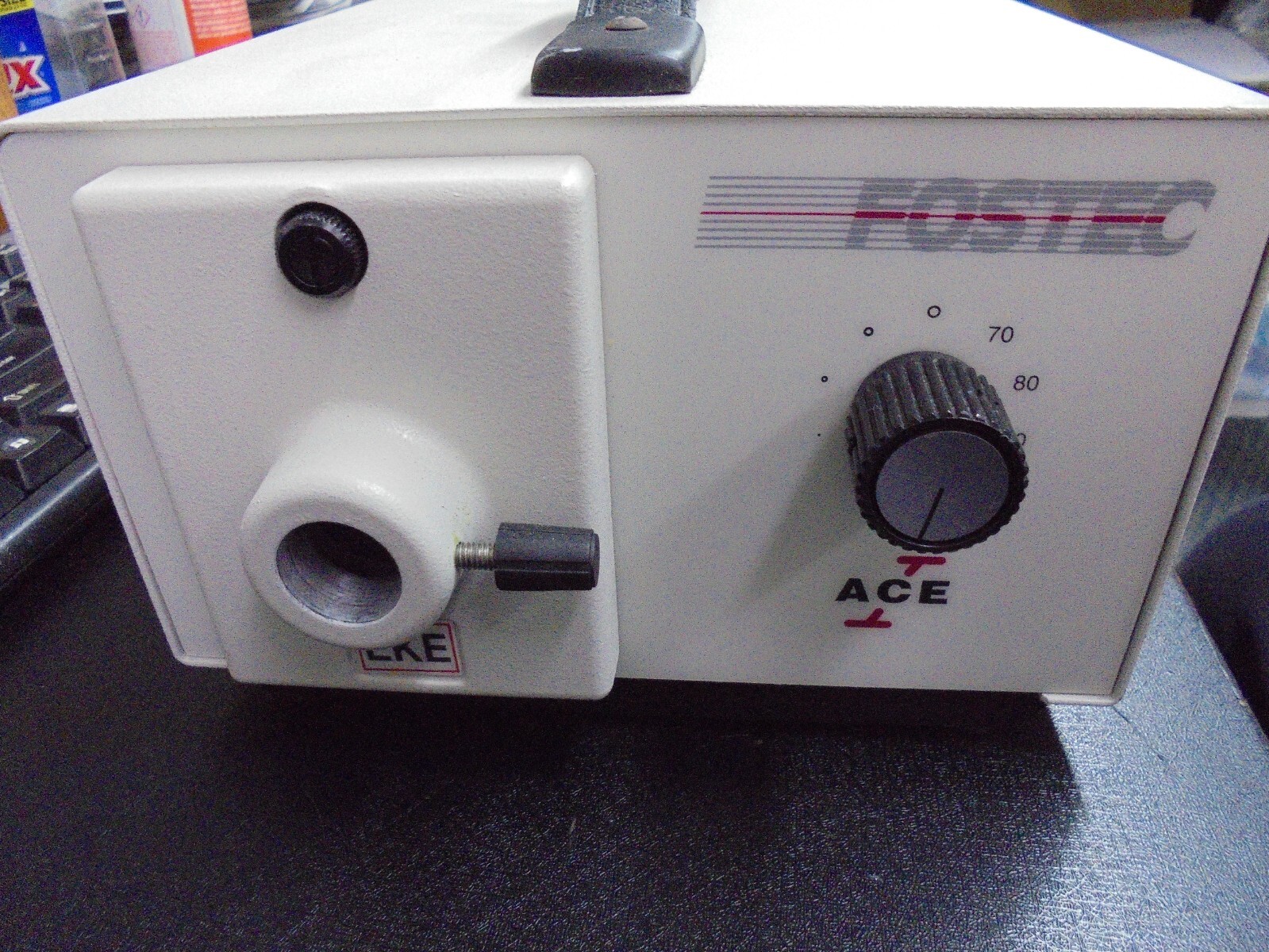 Fostech P/N 20500 Fiber Optic Illuminator Light Source Input