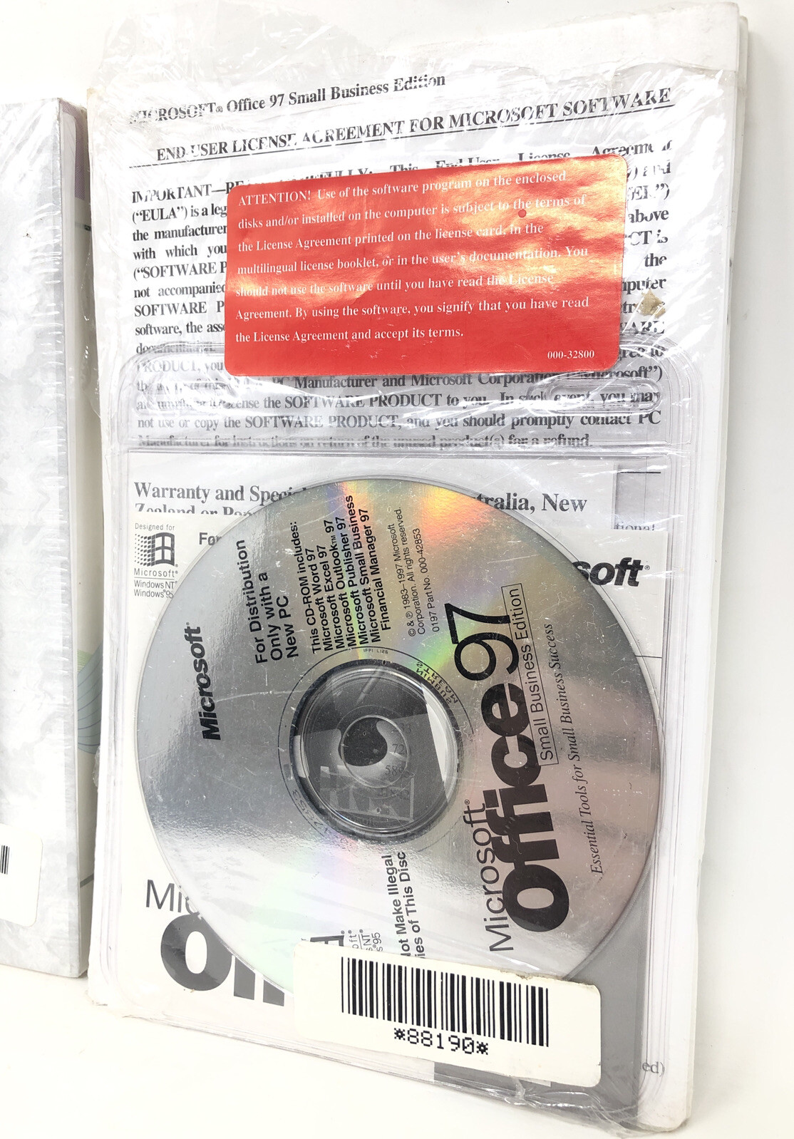 Microsoft Windows 98 Getting Started Book IBM SEALED X04-15755 W/ Office 97 Ed