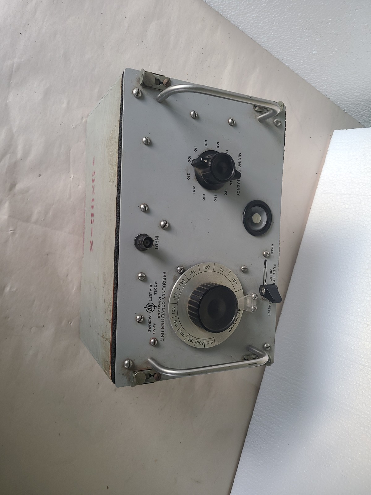 Hewlett-Packard 528B Frequency Converter Unit 100- 220mhz, AS IS UNTESTED