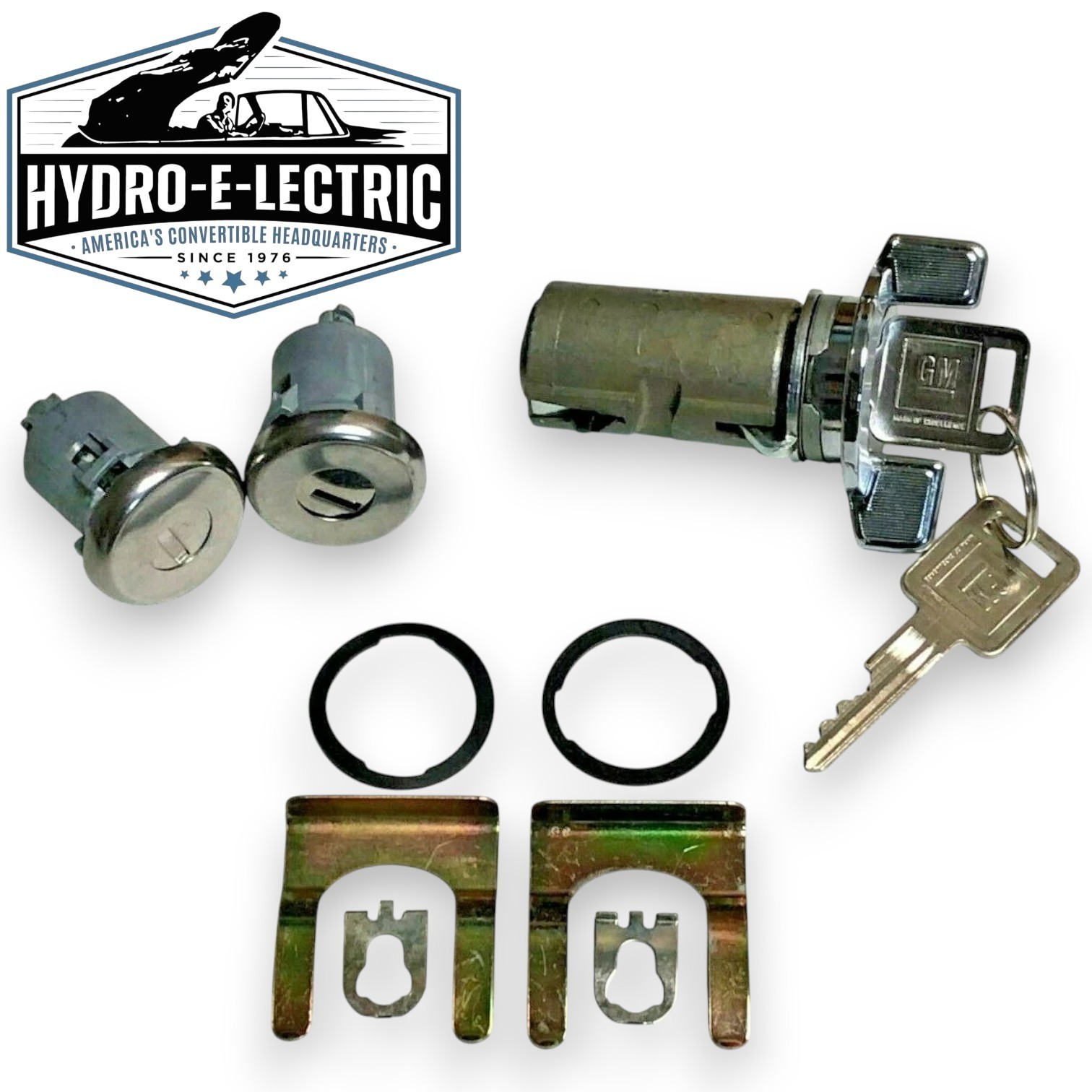 Ignition & Door lock set with GM Keys for 1979-1987 Chevrolet C/K Series Truck