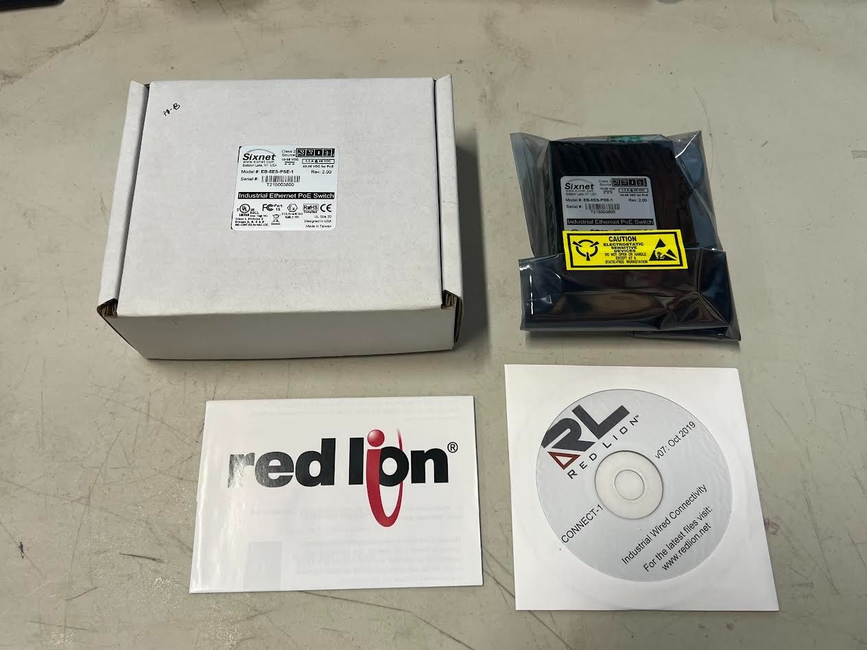 Red Lion Sixnet EB-5ES-PSE-1 Ethernet Switch New NIB
