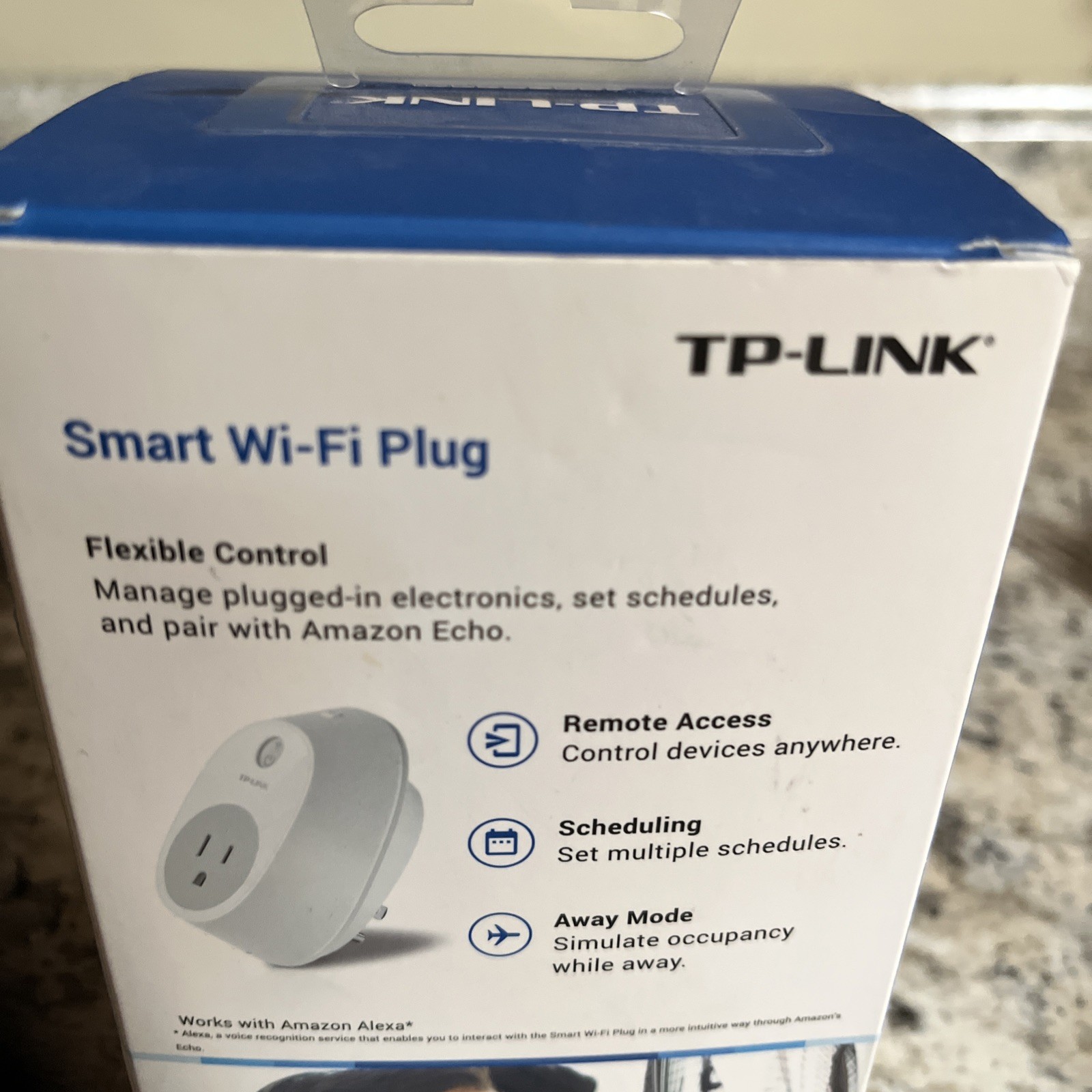 TP-LINK HS100(US)Smart WiFi Plug for Amazon Alexa & Google - New Open Box