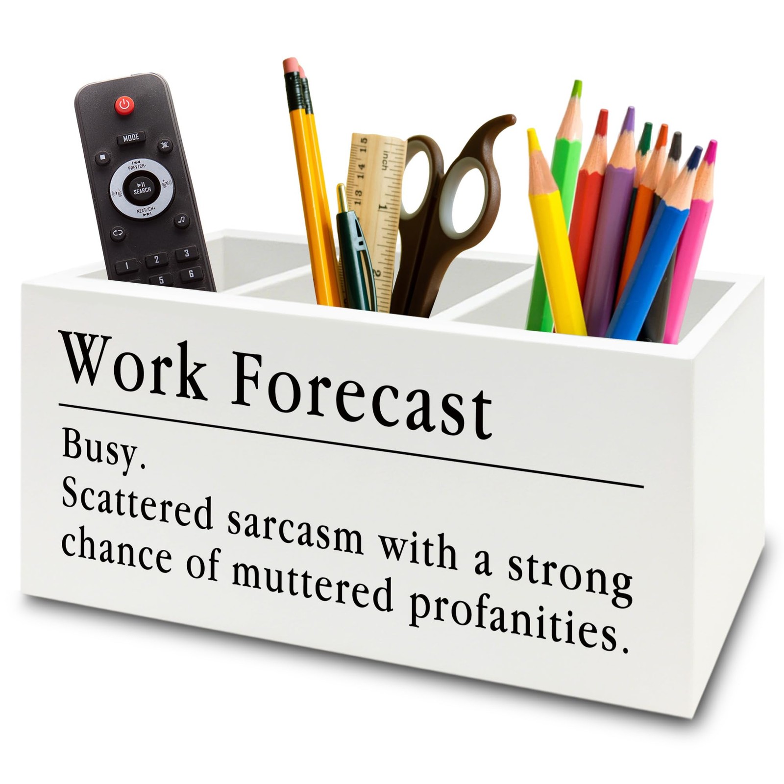 Funny Pen Pencil Holder Organizer for Desk, Funny Coworkers Gifts for , Offic...