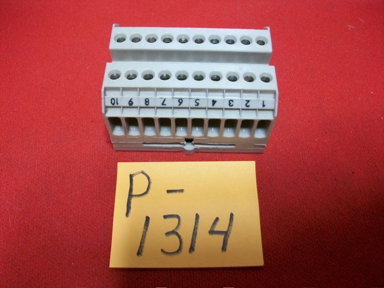 4-SIEMENS 10 POLE WIRING TERMINAL BLOCKS #8WA1-401 FOR #18-#12 AWG NEW OLD STOCK