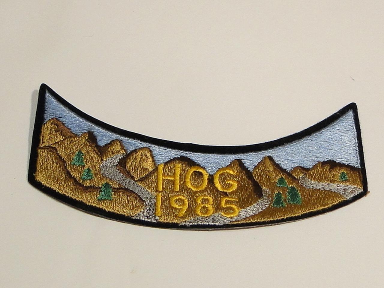 HOG Harley Owners Group 1985 Patch NEW Unused Harley Davidson 6"x2" New Unused