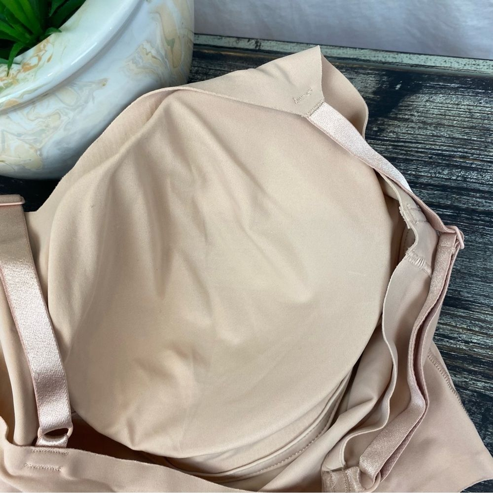 True Nude Full Cup Wire Free Padded Bra XL