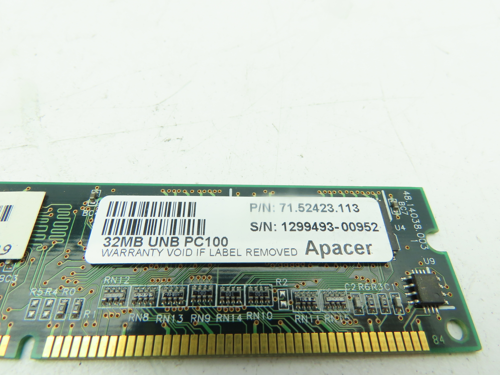 Apacer 71.52423.113 Processor Card Board Memory RAM 32MB PC100
