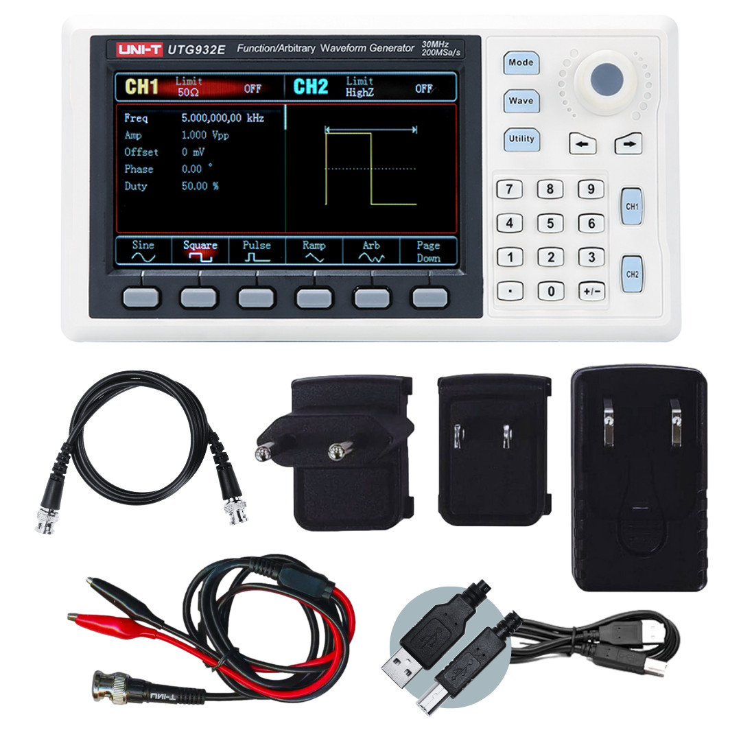 UNI-T UTG932E Arbitrary Waveform Generator 30MHz 2CH 200 MSa/s