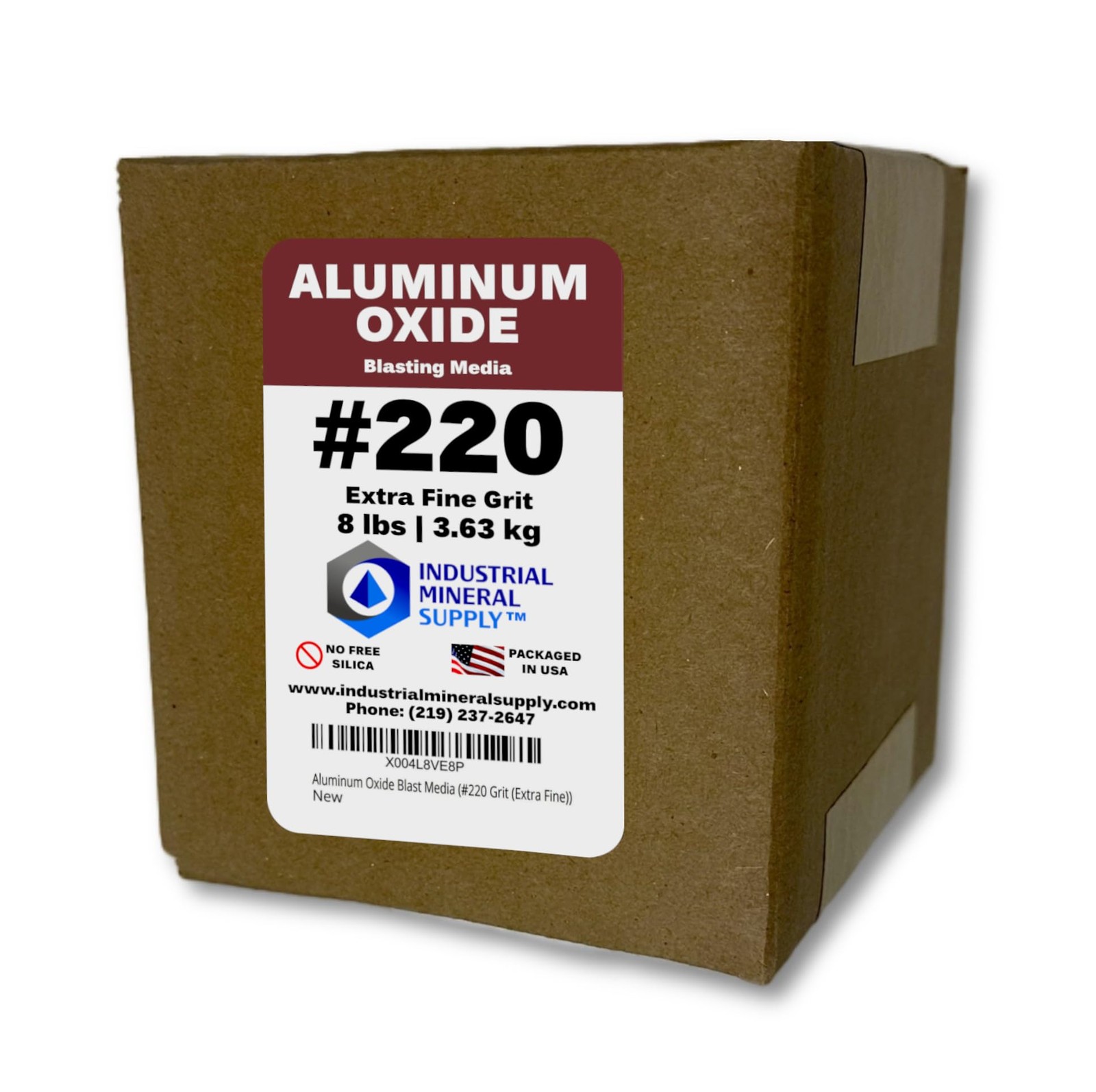 Aluminum Oxide Blast Media (#220 Grit (Extra Fine)) #220 Fine)