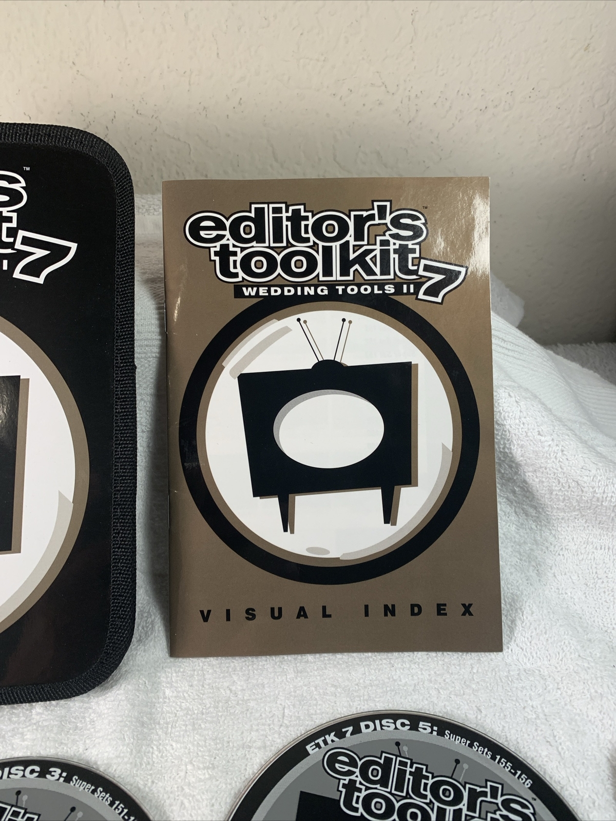 Digital Juice Editors Toolkit 7 Wedding Tools Rare 8 DVD Disc Boxset Disc Mint