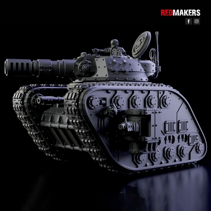 Red Makers - Legendary Battle Tank of the Imperial Force (Leman Russ Proxy)