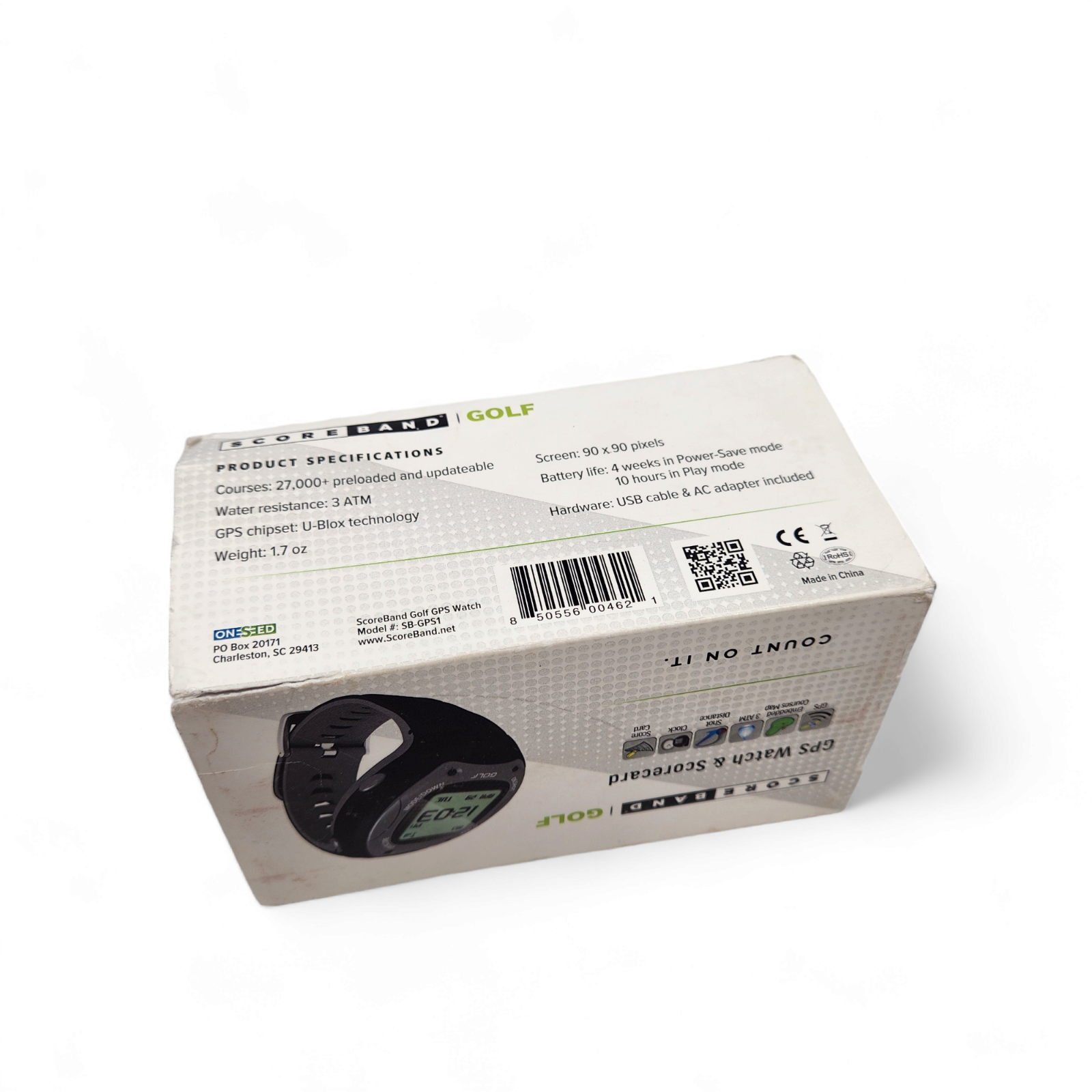 ScoreBand GOLF - GPS Watch & Scorecard Easy Software Upgrades USED Golf Tech