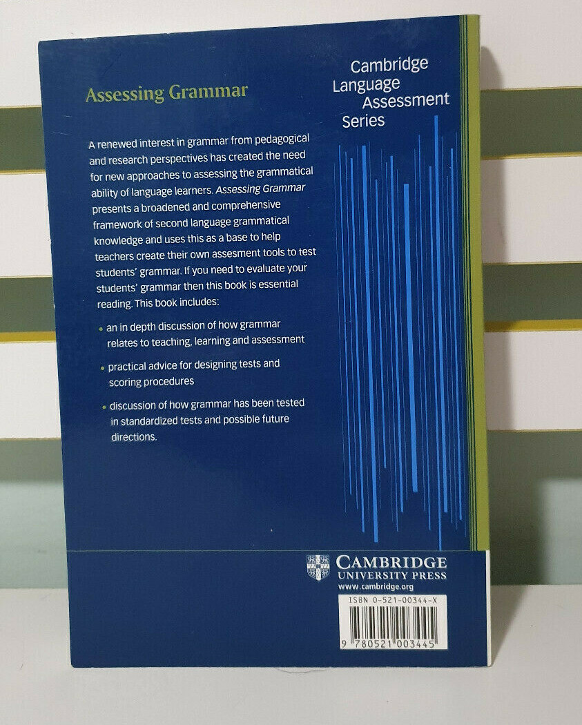 Assessing Grammar by James E. Purpura (Paperback, 2004)