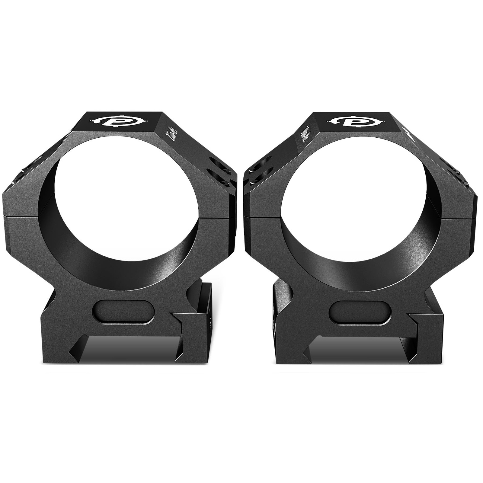 Pinty Scope Rings, 34 mm Rifle Mounts Set of 2, Low Profile 34mm, Black