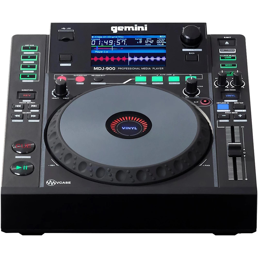 Gemini MDJ-900 Professional USB DJ Media Player LN