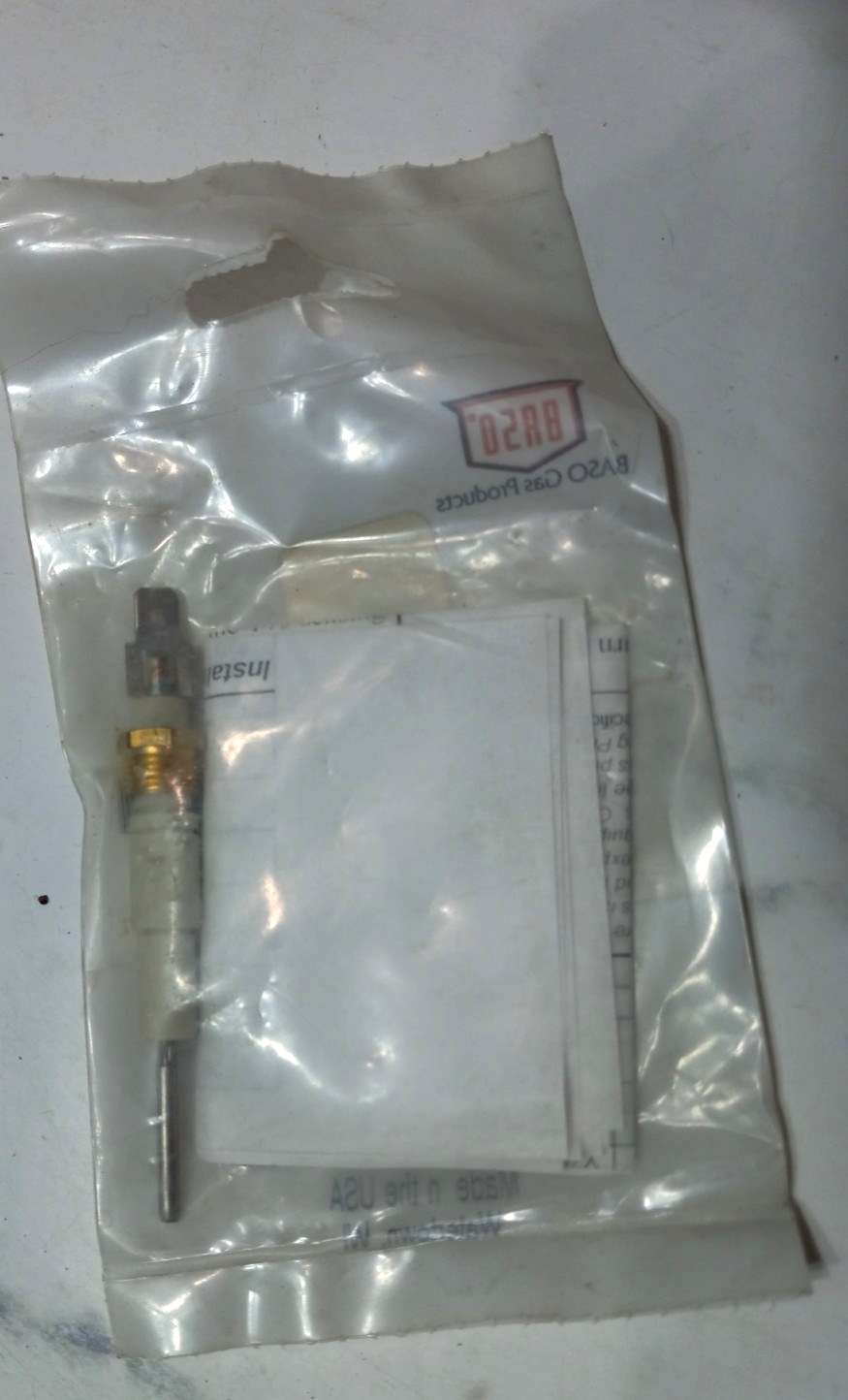 Baso Replacement Flame Sensor Y75BA-1C Lennox 12F19