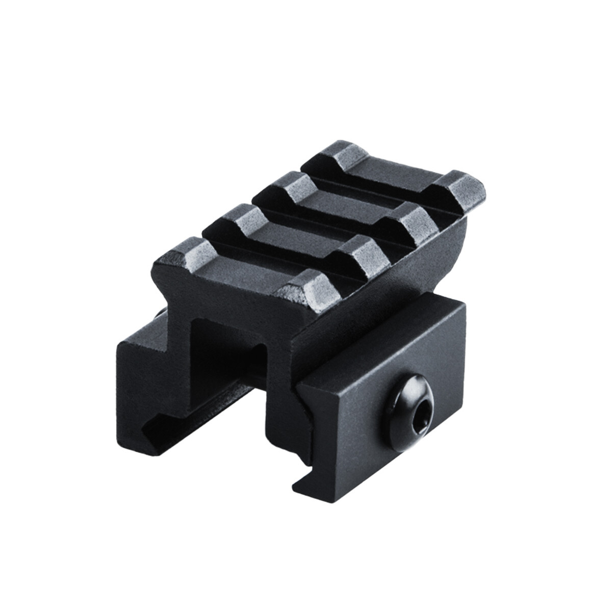 Tactical Picatinny .75" Riser, 1.45" Long with 3 Slots  Steel-to-Steel Locking