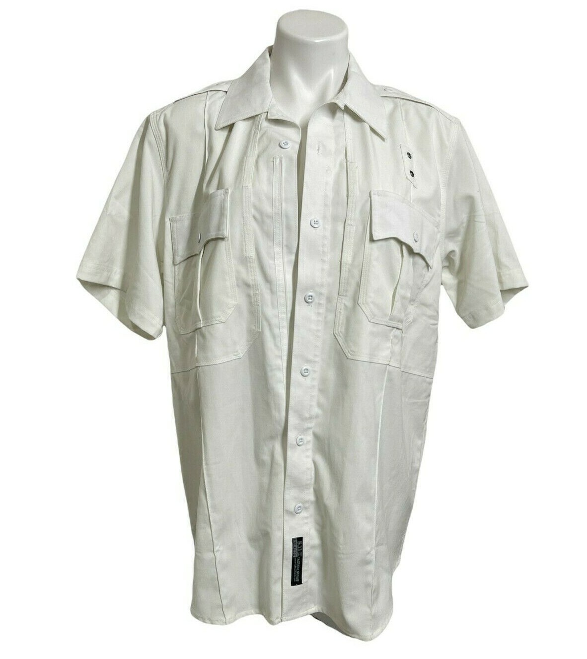 5.11 Tactical Series Mens Medium Conceal Carry Zip Button Up Shirt Cargo Pockets