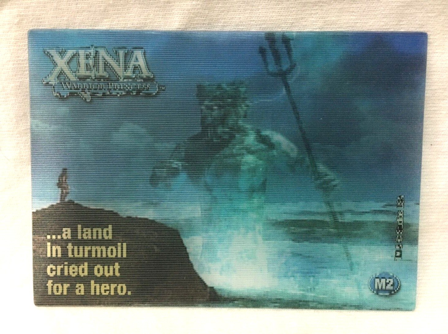 2003 Xena Warrior Princess Quotable Xena In Motion Card #M2