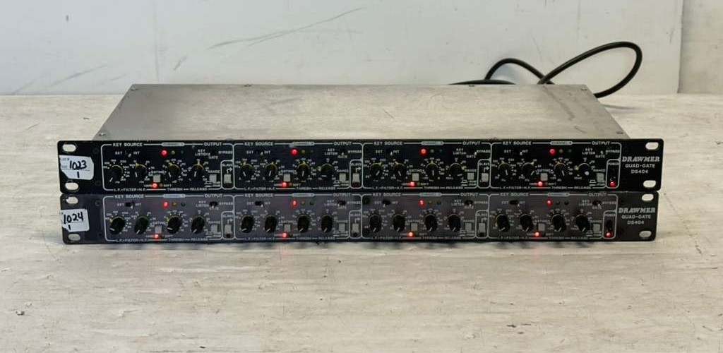 Drawmer Quad Gate DS404 Quad Noise Gate #1023/24 (One)(TRUEHEARTSOUND)