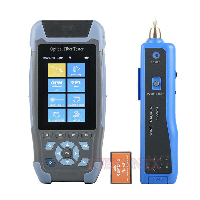 Pro mini OTDR Fiber Optic Reflectometer with 9 Functions VFL OLS OPM Event Map