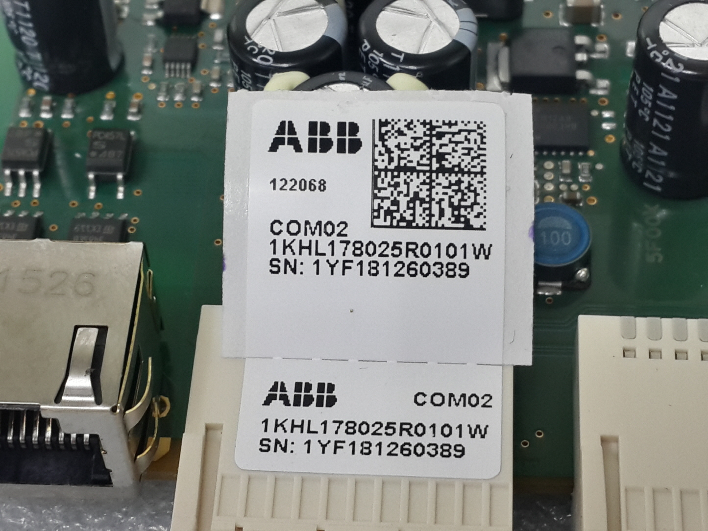 ABB CPM01 COM02 CPU01 BOARD