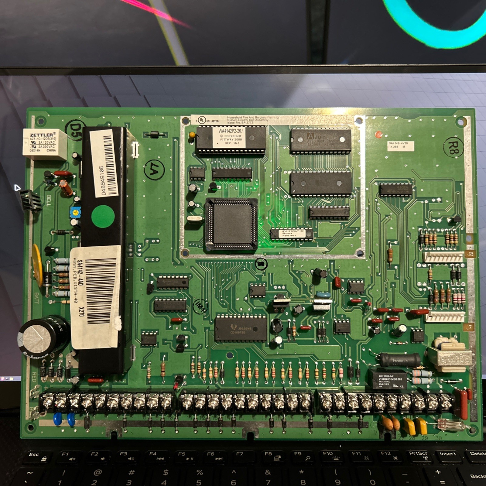 Honeywell Vista 40P alarm panel