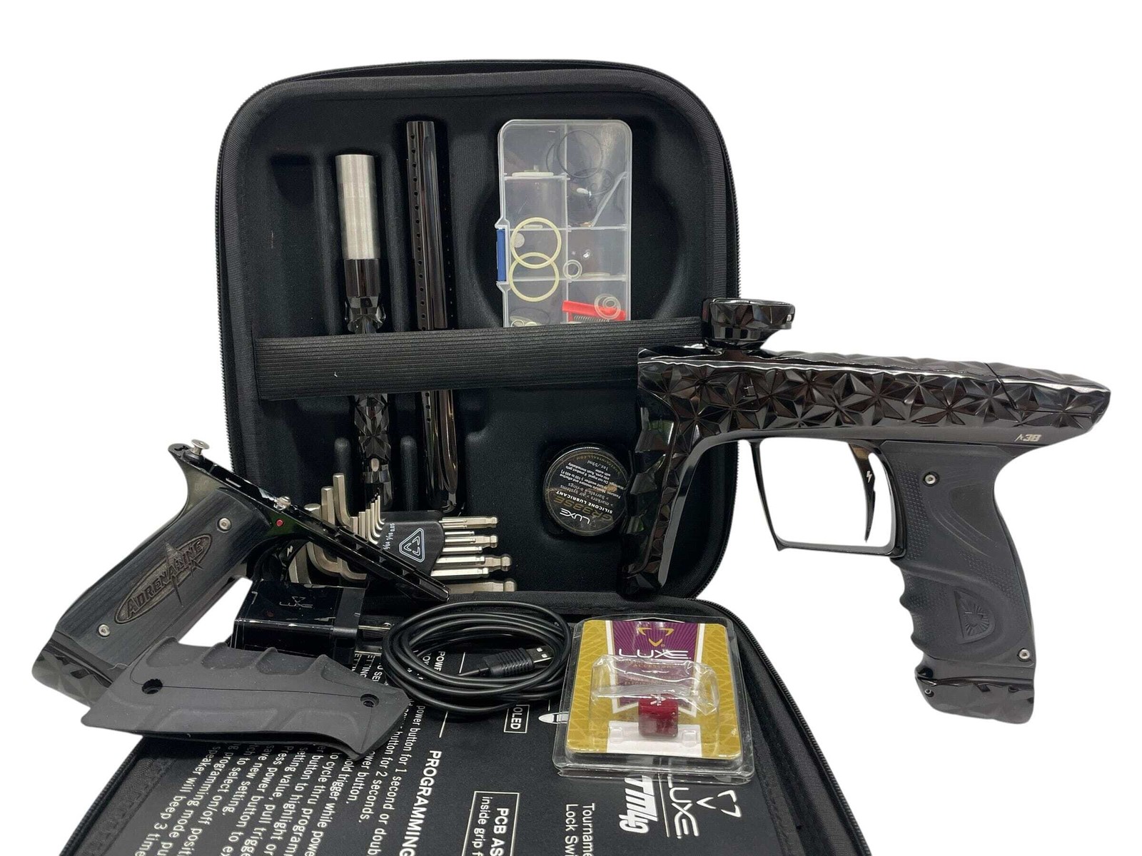 DLX LUXE Adrenaline TM40 Gloss Black Paintball Gun