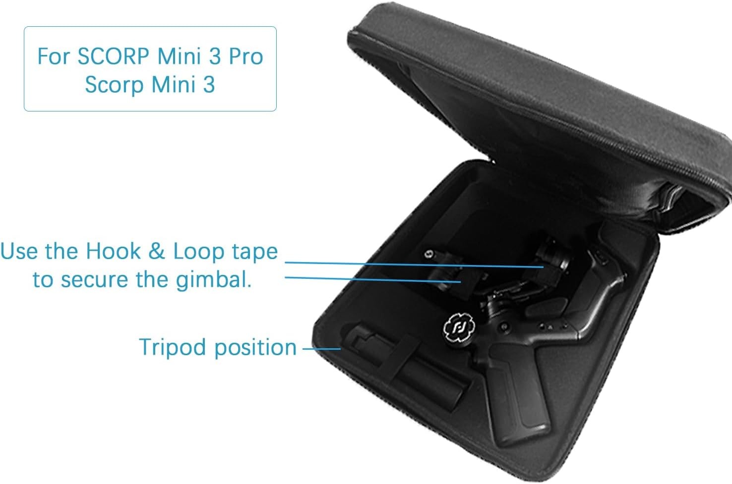 Open Box FeiyuTech Carrying Case for SCORP MINI 3 / MINI 3 PRO Camera Gimbal