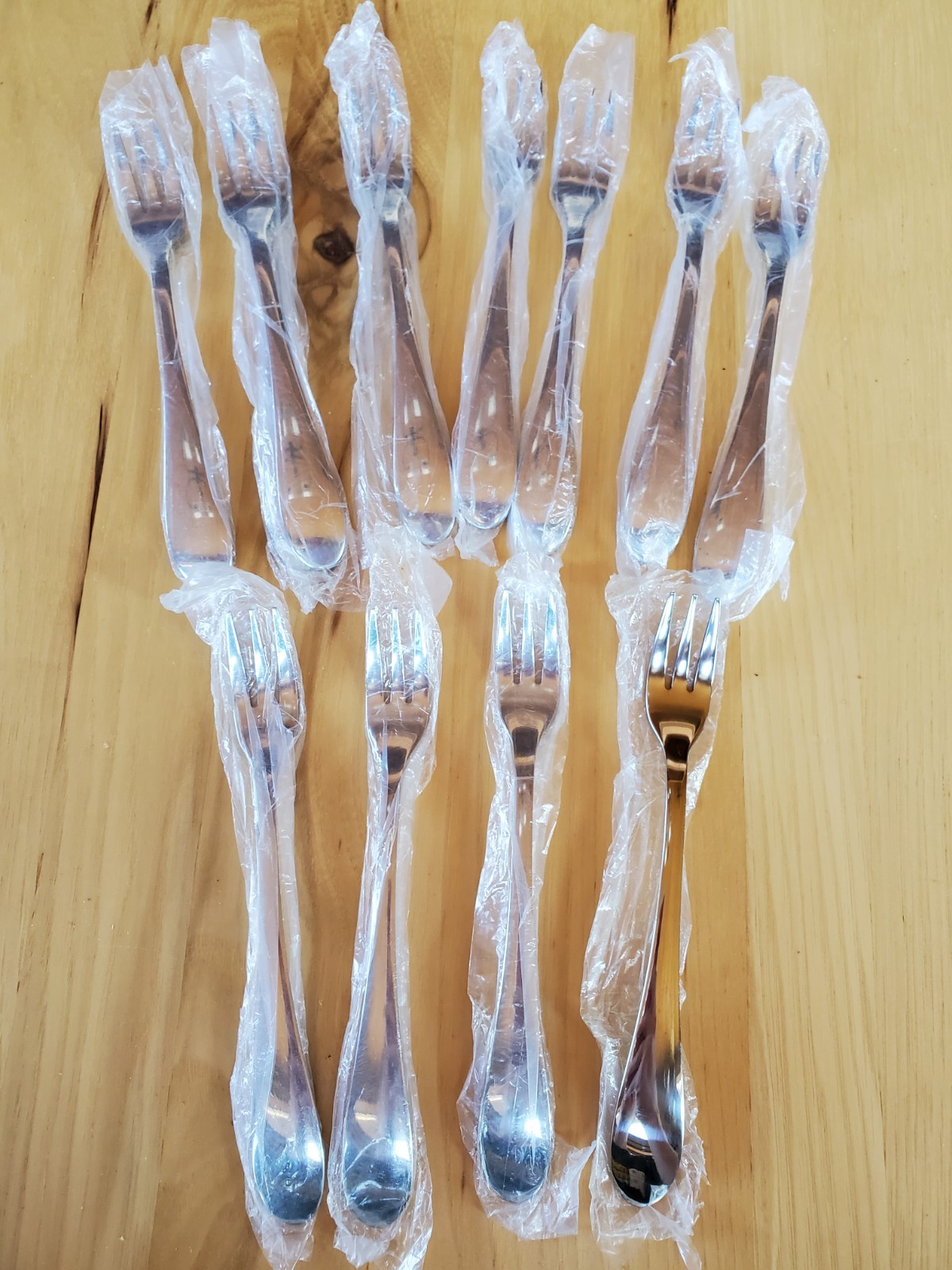 Cambridge Stainless Steel China Cocktail Pickle Forks Lot of 11 New