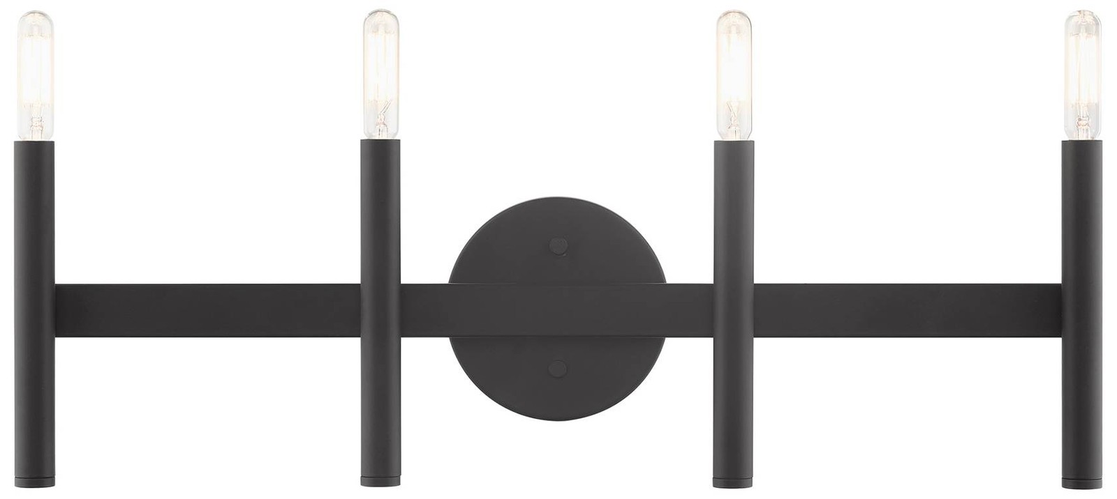 Copenhagen 23 1/2" Wide Black 4-Light Bath Light